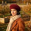 Outdoor Shopping Headgear Knitted Beret Hat for Women Winter Warm Painter Cap Fleece Soft Lined Cap Lined Cozy Solid Color Artist Cold Weather
