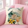 Fashion Art Aperol Cushion Cover Natural Linen Pillow Case DoubleSided Print Decorative Sofa Pillowcase Home Decor Gift
