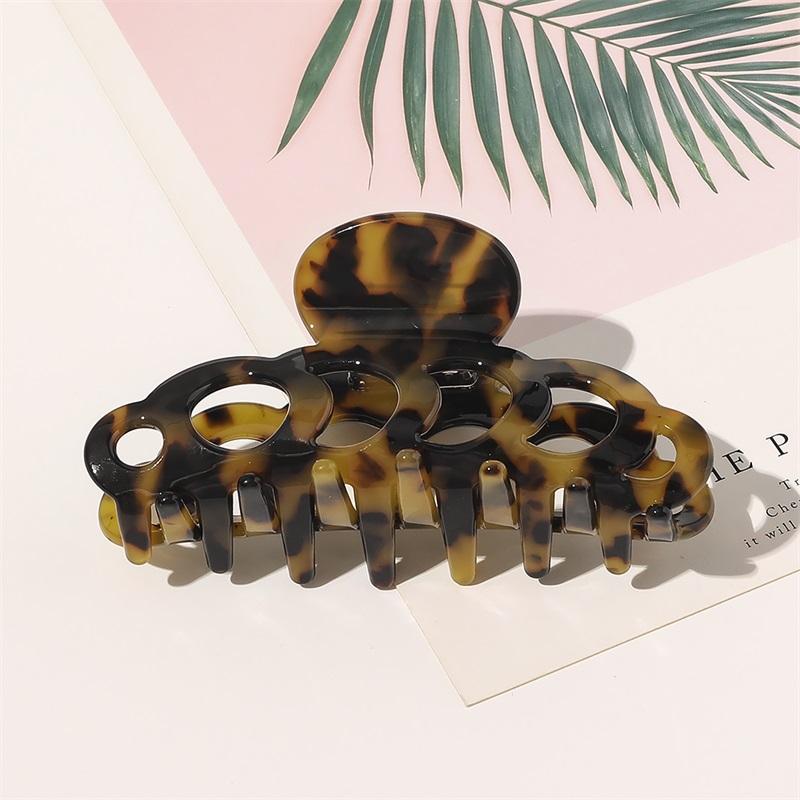New Claw Clip Acetate Hair Clips for Women Elegant Colorful Solid Color Girls Hair Barrettes Hair Clips Hair Accessories