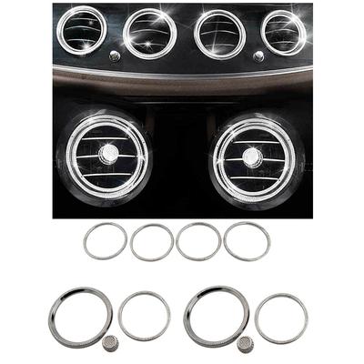 Pro Mercedes Benz E Class W213 2016- Centrální konzole Klimatizace AC Output Ventil Refit Crystal Diamond Decal Ring