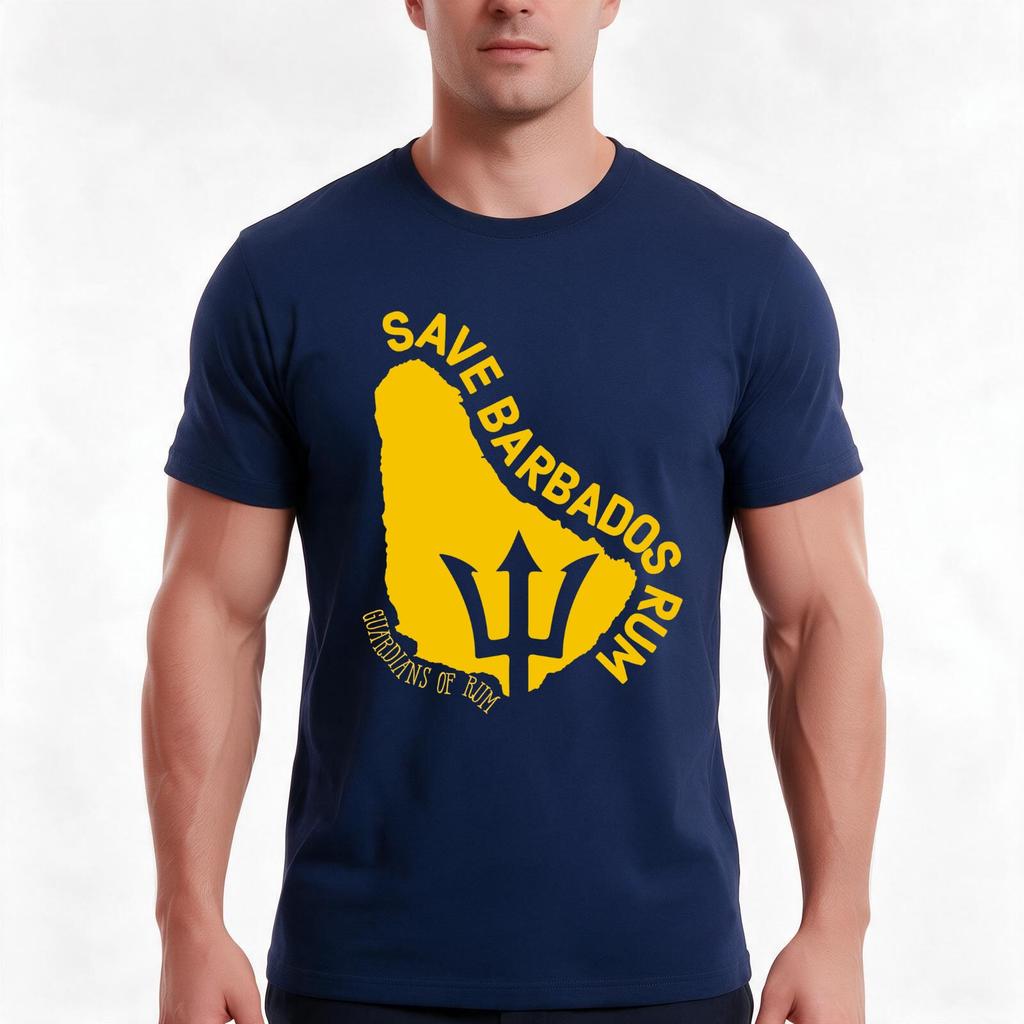 The Save Barbados Rum Shirt Tshirt Summer Casual Cotton Tee Oversized Streetwear Tops Vintage Graphic Print 100 Cotton