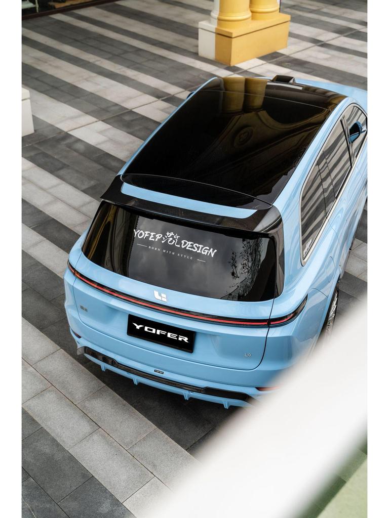 Compatible with Li Auto L9: YOFER body kit including front bumper, side skirts, rear wing, rear lip, rear bumper, corner protectors, front splitter.