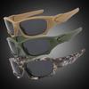 Steampunk Future Tech Men Eyeglasses Outdoor Sports Cycing Driving Sunglasses Tactics Camouflage Shades UV400 Eyewear