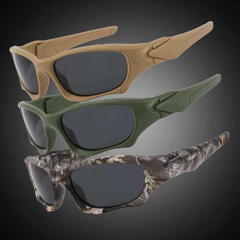 Steampunk Future Tech Men Eyeglasses Outdoor Sports Cycing Driving Sunglasses Tactics Camouflage Shades UV400 Eyewear