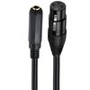 XLR 3 Pin To 6.35mm 1/4" TS/TRS Female Audio Cable, Stereo 6.35mm To XLR Plug Stereo Mic Audio Connector for Microphone