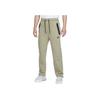 Nike Tech Series Straight Leg Casual Comfortable Lace-Up Knitted Sports Pants Men Bottoms Olive-Green Black HJ6534-276
