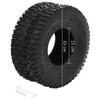 Vidaxl Opony Do Taczki, 2 Szt., 15X6.00-6 4Pr, Guma