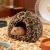 Coral Fleece Hamster Hideaway Cold-Resistant Pet Parrot Nest New Pet Bedding  Indoor Use