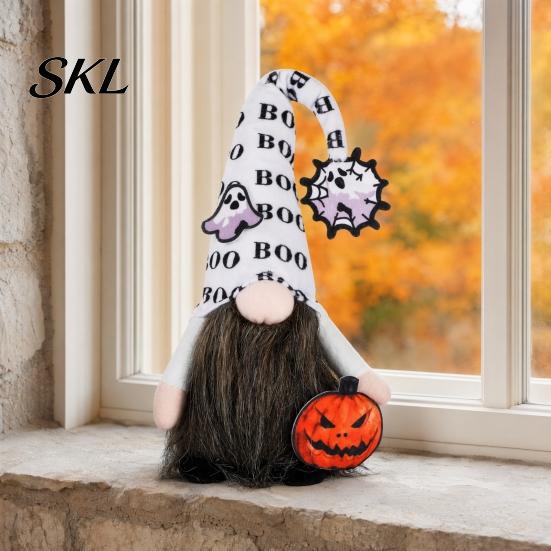 Halloween Home Decor Gnome Decor, Faceless Doll Figurine for Shelf Table, Spooky Festive Decorations Cute Ornament Party Home, Trick or Treat