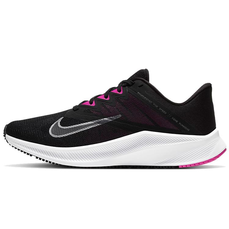 New Nike Quest 3 'Black Fire Pink' Women's CD0232-007