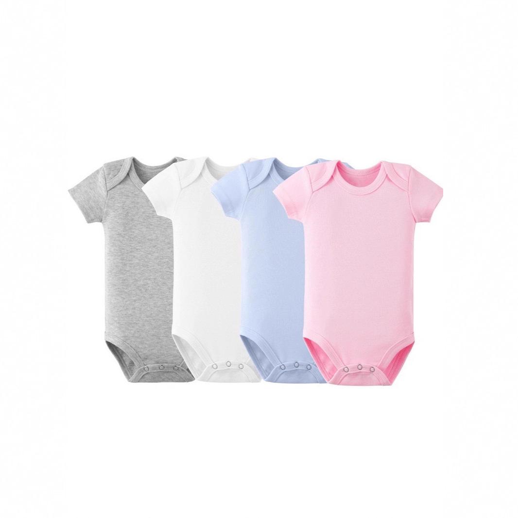 Хлопковый комбинезон-слип для малыша с коротким рукавом 3-6 Months