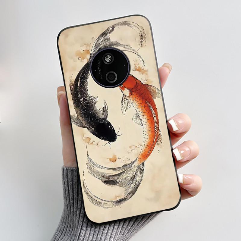 Casing For Nokia 125 110 4G 2024 HMD 110 Case Aesthetic Luxury Cute Cool Boys Girls Soft Silicone Black Matte Phone Cover Shell