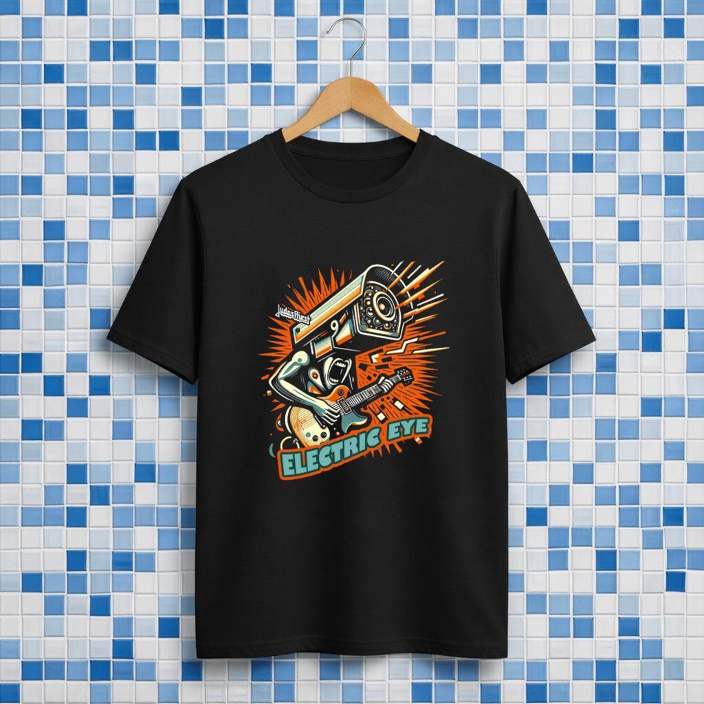 Judas Priest Electric Eye Premium Ultra Cotton Black T-Shirt