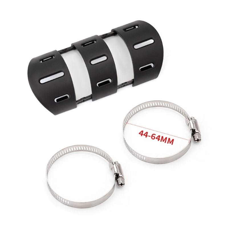 Universal Motorcycle Exhaust Heat Anti Protection Guard For Pipes Easy Installation
