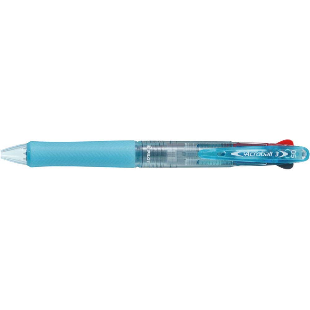 

Pilot ballpoint pen Acroball 3 Clear Soft Blue BKAB40EFCSL 3-color 0.5