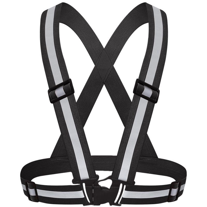 Reflective Outdoor Adjustable Safety Vest for Night Running and Cycling