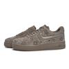 Nike Air Force 1 811 Manufacturing, Coffee Pattern Abrasion Resistant Low top Skateboard Shoes Women's Gray Brown HV4406-200(Team80-)