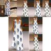 Elegant Women Sleeveless Bohemia Long Maxi Dress For Summer Beach Parties In Plus Sizes