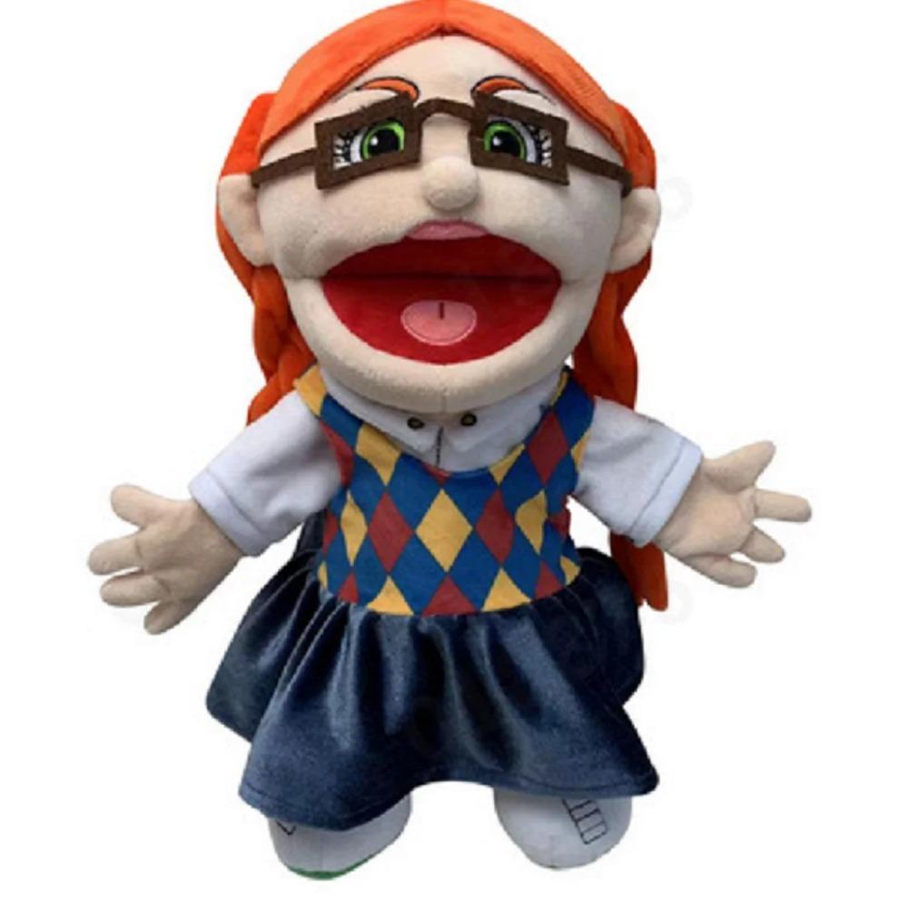 Neue Jeffy Puppe Jeffy Handpuppe Sml Jeffy Puppenfamilie Echter Jeffy Zombie Junge Handpuppe Kuscheltier Plüsch Feebee Puppe