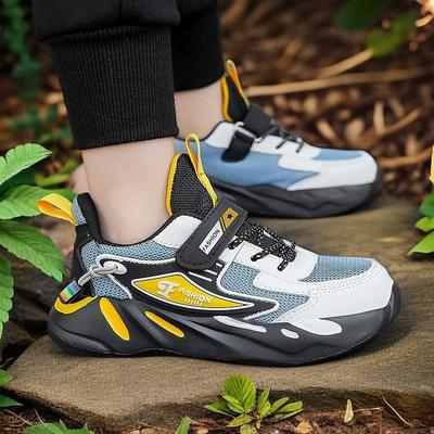 Zapatos para niños de venta caliente transfronterizos, para niños, de primavera y otoño, de malla transpirable, antideslizantes, de suela gruesa, para estudiantes, casuales, para correr, zapatillas para niños