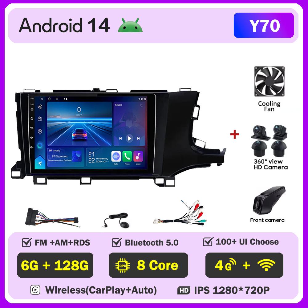 For Honda Shuttle 2 2015 - 2020 Car Radio Player Car Carplay Screen Autoradio Mirror Link Car Intelligent Systems Touch Screen