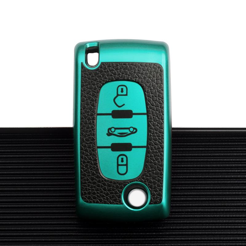 Husă nouă la modă pentru cheia auto Pentru Peugeot 207 307 308 407 607 807 Breloc protejat