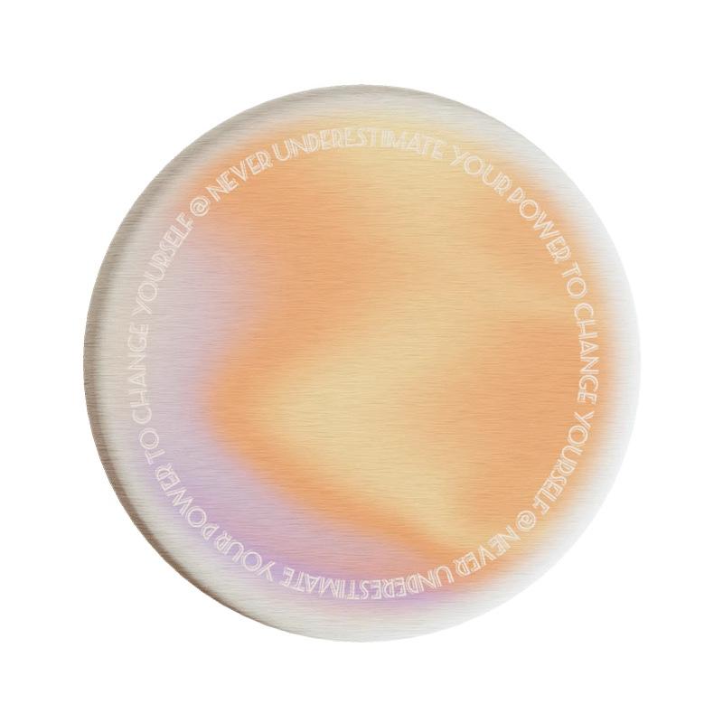 Round Plaid Hard Diatom Mud Coffee Tea Coaster Thermal Insulation Pad Office Non-slip Absorbent Pad