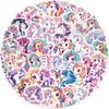 50 Cartoon Unicorn Doodle Stickers Guitar Notebook Suitcase DIY Waterproof Stickers
