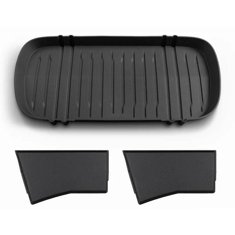 For Tesla Model Y 2025 Juniper TPE Front Trunk Cargo Liner Tray Mat Frunk Layered Partition Plate Organizer Divider Baffle Board