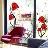 Flower Wall Decal Removable Peel And Stick PVC Stickers Colorful Rose/Morning Glory