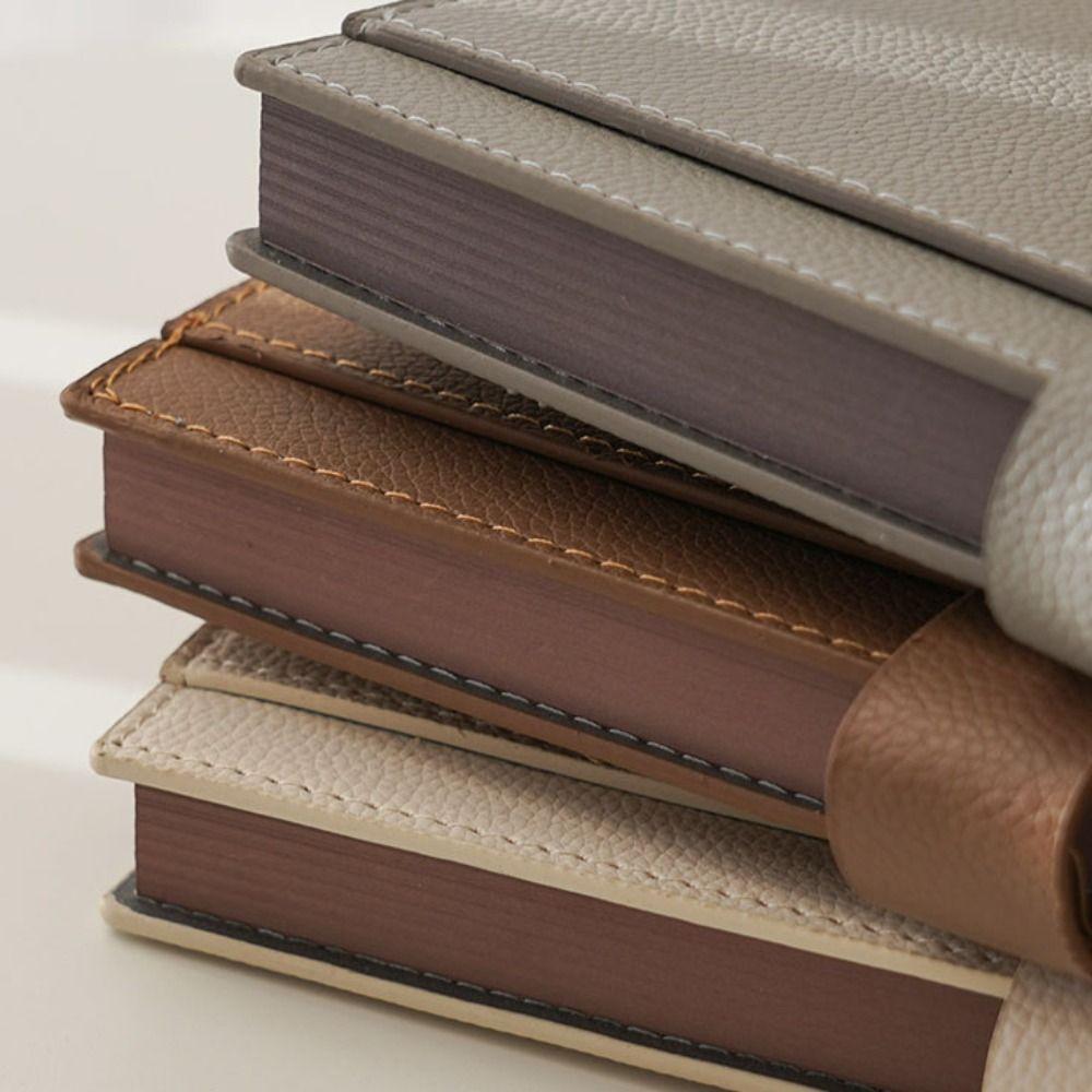 Thicken Meeting Notebook Magnetic Buckle Daily Planner Portable Diary Notebook  Writing
