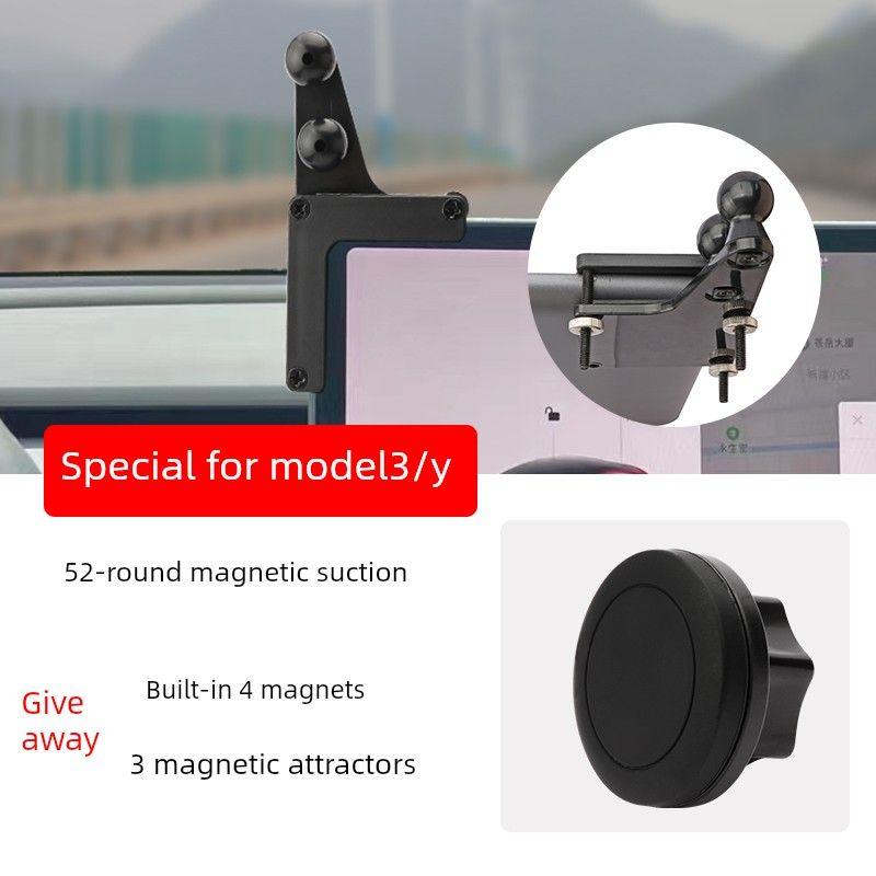 Suitable for Tesla Model3 Mobile Phone Car Holder Y Floating Screen Navigation Accessories Tesla17Mm Ball Head