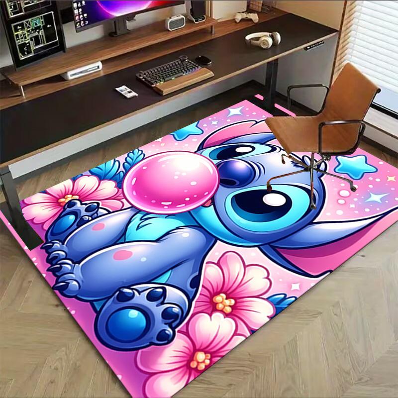 Stitch Bubble Fantasy Carpet For Playroom Bedroom Living Room Sofa Home Decorkids Game Area Rug Nonslip Floor Mat