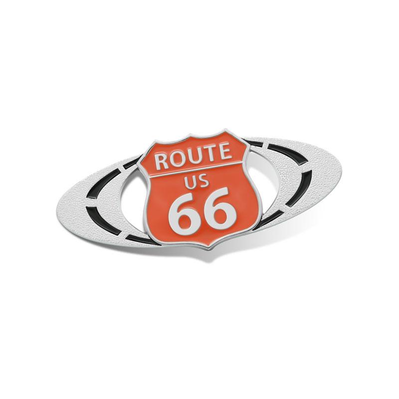 

Universal Car 3D ROUTE US 66 Emblem Decorative Metal Rear Trunk Badge Fender Sticker Body Motorcycle Decal Car Accessories