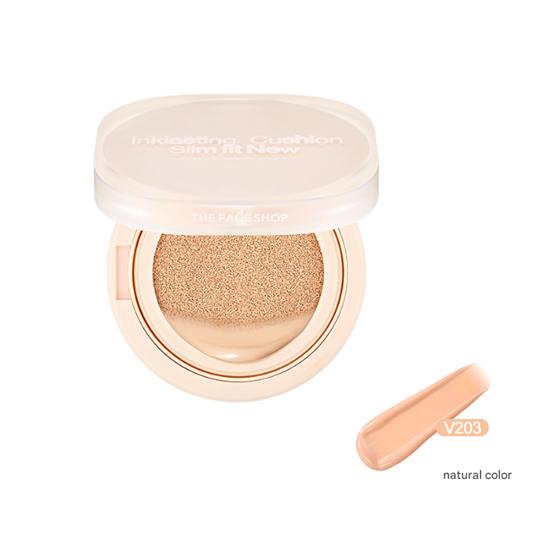 The Face Shop Ink Lasting Cushion Slim Fit New SPF35 PA++  Main 12g, Refill 12g  (9 Options)