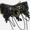 Gothic Punk Lace Choker Necklace For Women Fashion Retro Clavicle Chain Halloween Collar Choker Steampunk Jewelry Gift for Girl