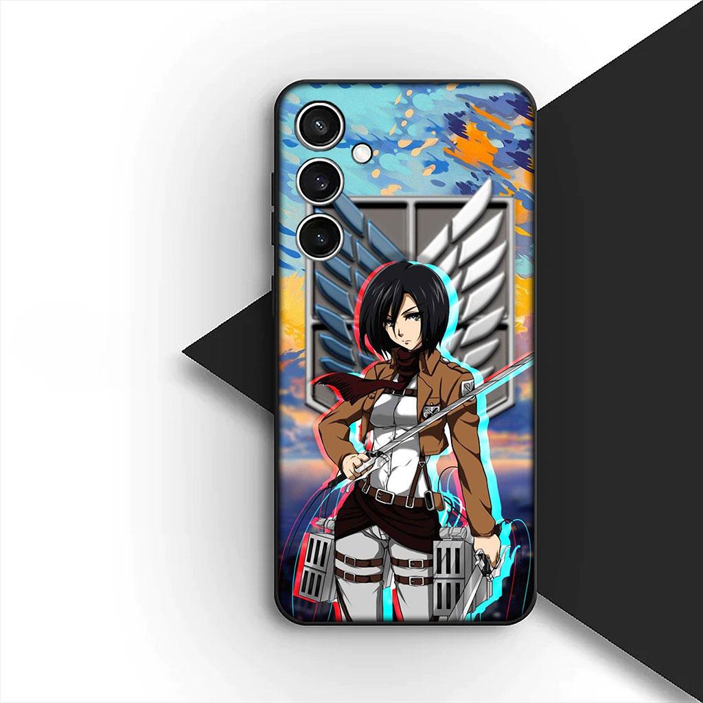 Casing Phone Cover for Apple iPhone 17 Pro XS Max Air 6 Plus X 5 + SE 2022 SE2 16E XR Case  Attack Levi on Eren titan Jaeger