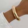 DIEZI 3 Stil Hip Hop Vintage Holz Breite Armreifen Mode Goldfarbe Metall Rund Geometrisch Armreifen Für Frauen Männer Schmuck