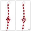 Christmas Candy String Garland Colorful Beaded Tassel Decoration Festive Christmas Candy Garland for Xmas Tree for Wreath