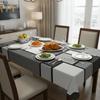 Non-slip Geometric Splicing Tablecloth Modern Simple Style Dining Table Protector  Party