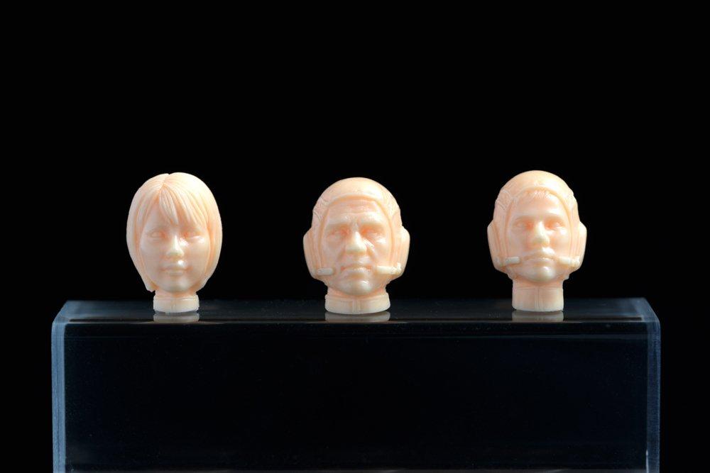 Brick Works Mercenary Army Male Female Head Parts Space Specification Resin Cast Assembly Kit 1/20 &