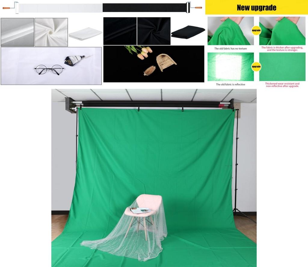 Hochwertiger Fotografie-Hintergrund Vorhang Glatter Musselin-Hintergrund für den professionellen Studioeinsatz