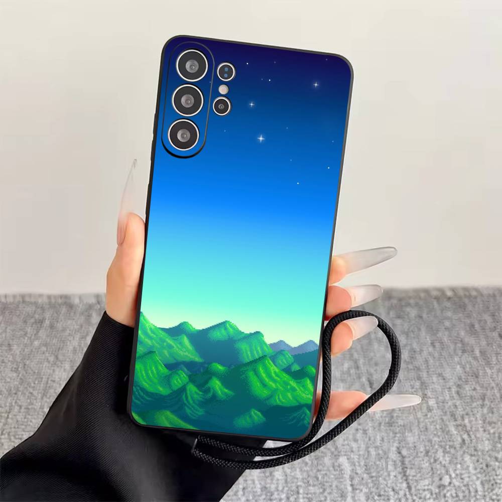 S-Stardew Valley Phone Case For Samsung S25,S24,S21,S22,S23,S30,Ultra,S20,Plus,Fe,Lite,Note,10,Black Cover