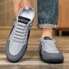 Mens Half Slippers Summer Breathable Mesh Mens Shoes Outdoor Casual Walking Shoes Large Flat Light Mesh Slippers Sandals