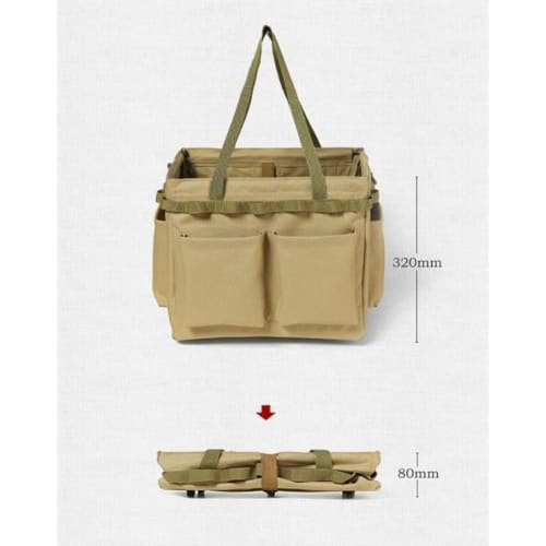 Ladfrol Camping Bag, Large Capacity, Foldable, Multifunctional Storage Box, Water-Repellent, Perfect for Outdoor Activities, BBQs, Camping, and More.