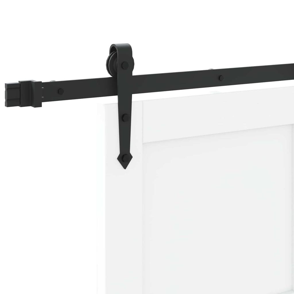 ORKDAL Sliding Door White 83 X 202 Cm Solid Pine Wood