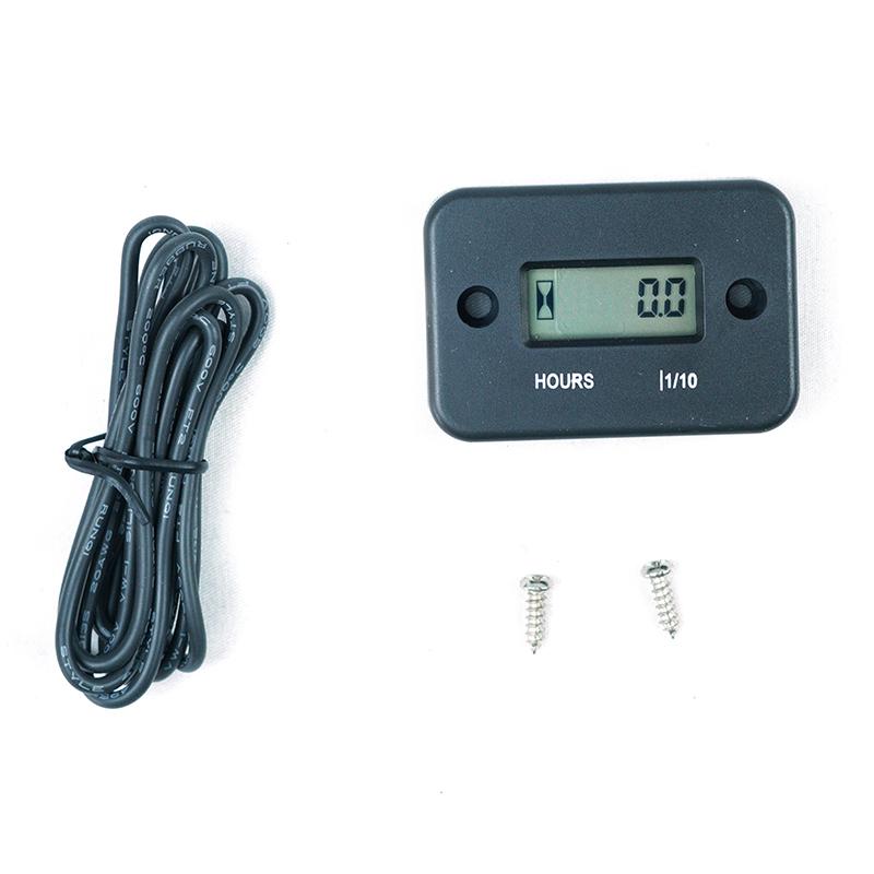 Universal Digital Hour Meter LCD Display Waterproof Engine Time Gauge Timer For HONDA KAWASAKI SUZUKI KTM Husqvarna GasgasYAMAHA