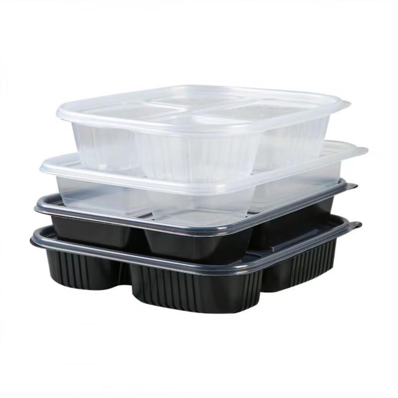 WS Microwavable 5-Compartment Disposable Food Container