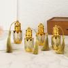 6Ml Mini Steel Ball Roll-On Bottle Luxury Gold Glass Perfume Sample Vials Portable Refillable Bottles Travel