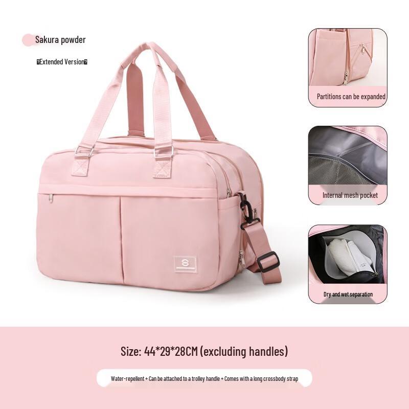 KANDEXS Large Capacity Dry Wet Separation Travel & Gym Bag